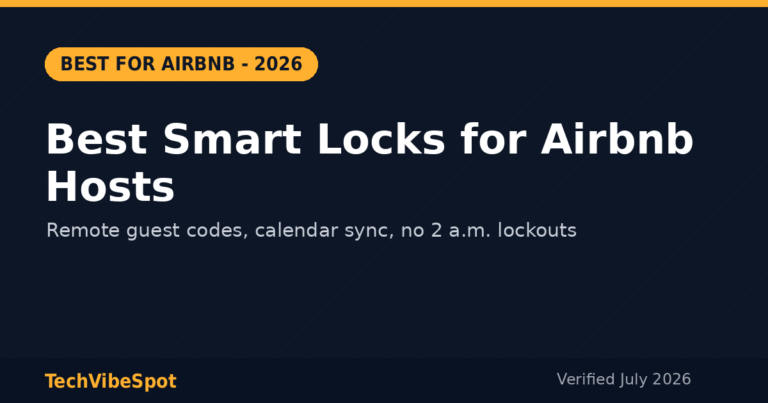 Best smart locks for Airbnb hosts 2026 - remote guest codes and calendar sync