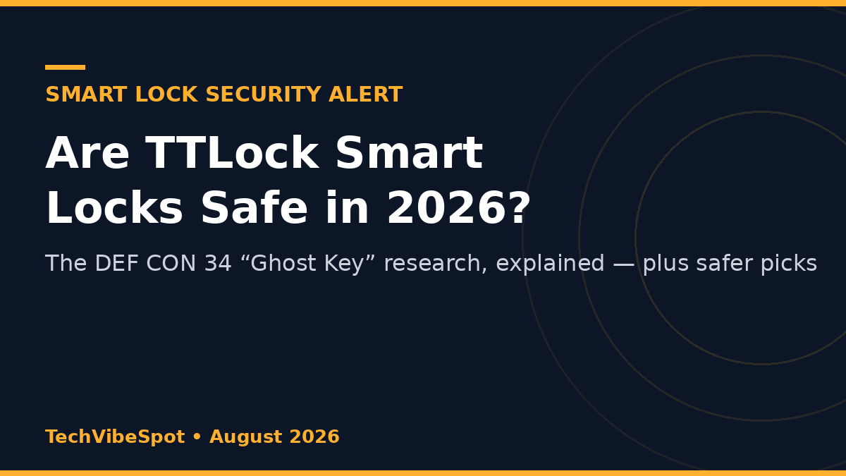 Are TTLock smart locks safe in 2026